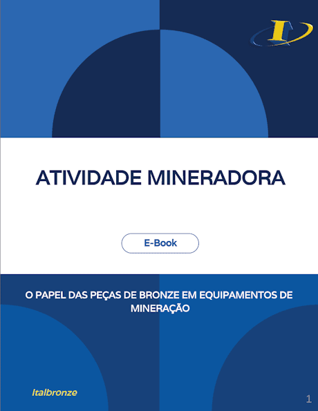 Componentes de bronze para mineração
