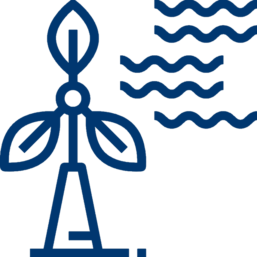 peças de bronze aplicadas na energia eolica