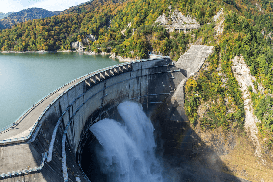 Peças de bronze usadas na geração de energia